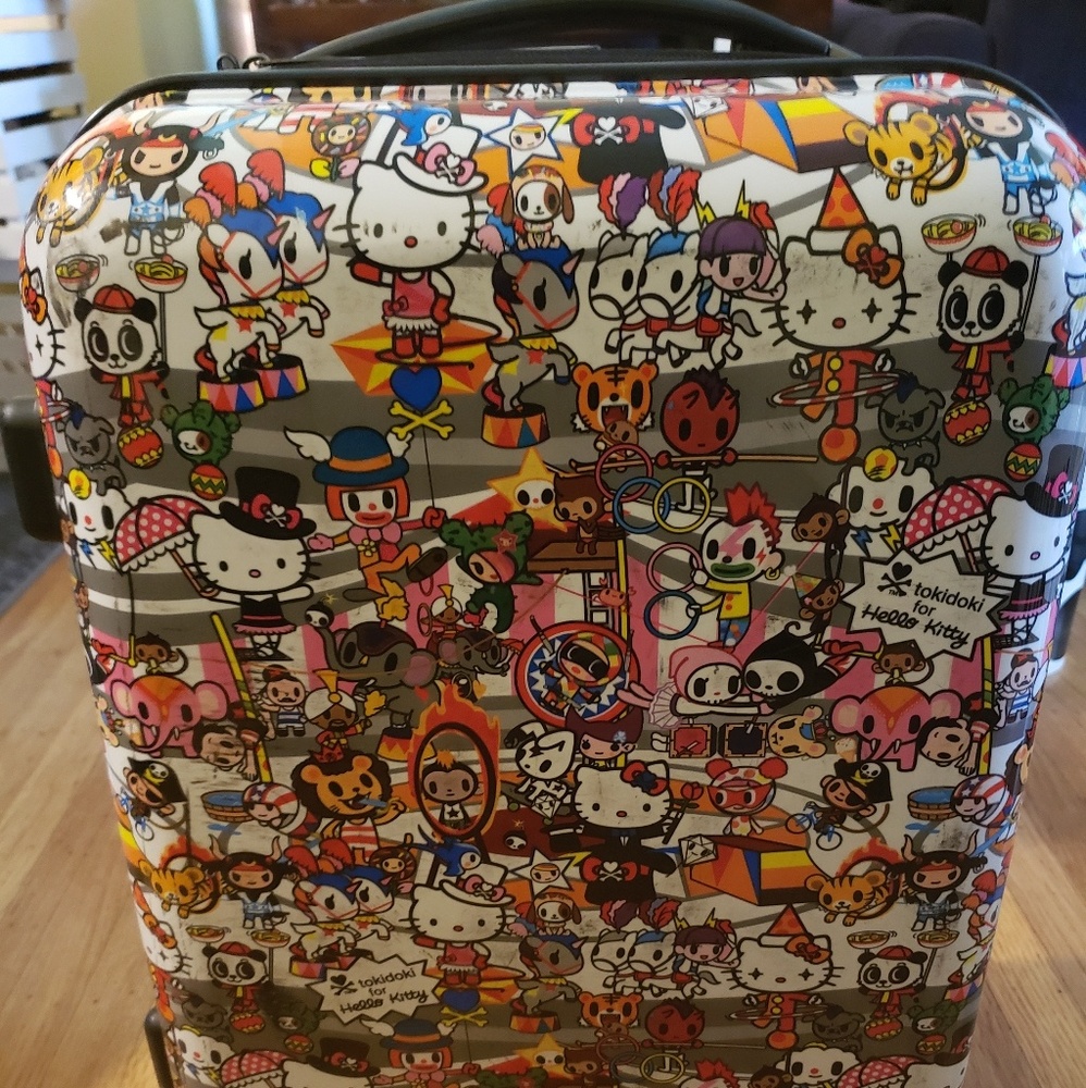Hello Kitty × Tokidoki luggage 19"